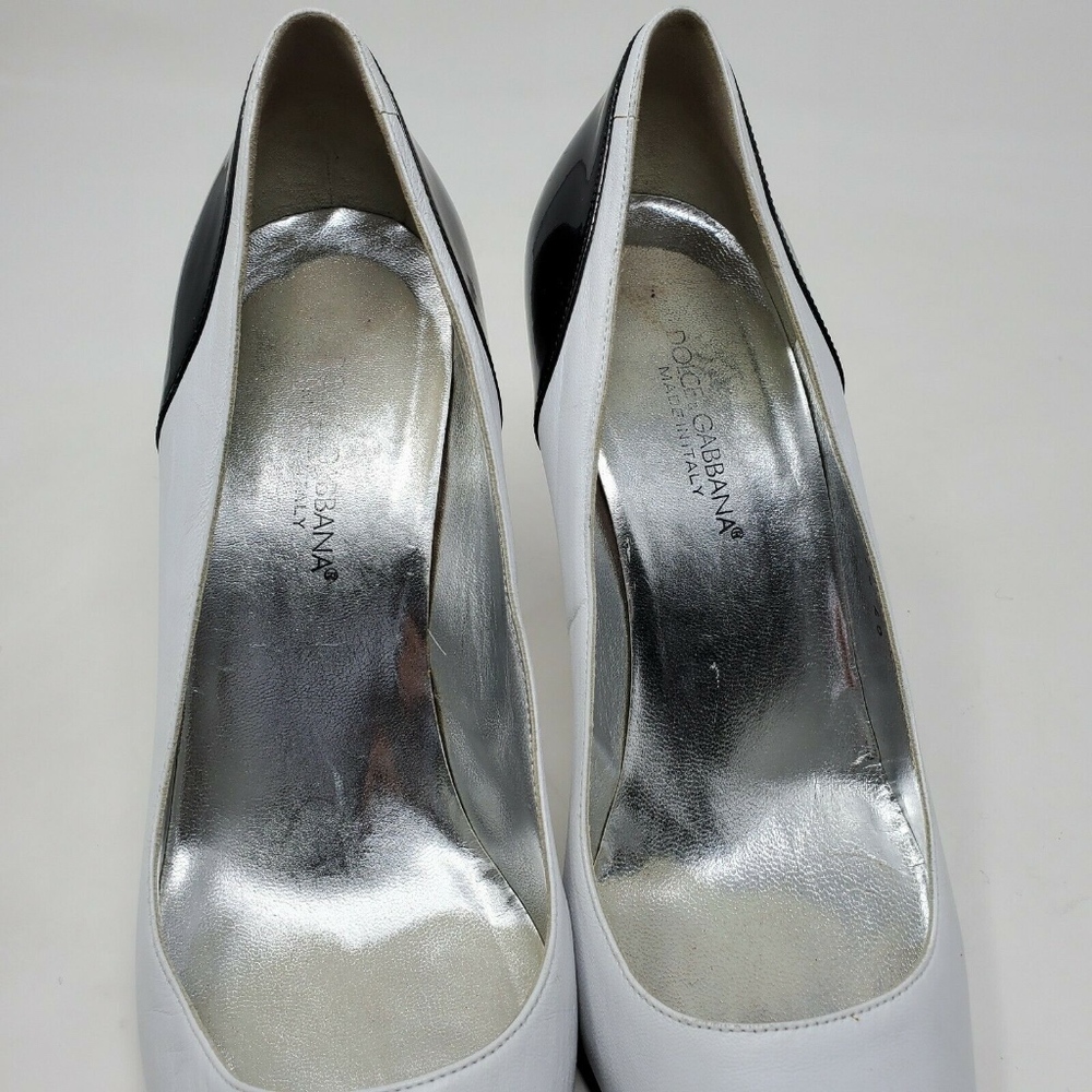 Dolce & Gabbana Pointed Toe Stiletto Heel Pumps - Picture 6 of 8